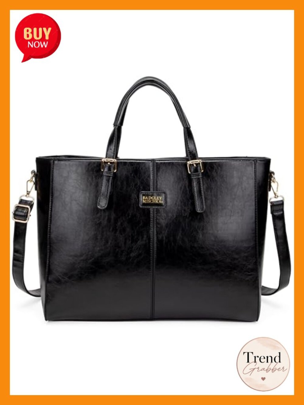 Vegan Leather Weekender Duffel Bag Travel Tote with Trolley Sleeve